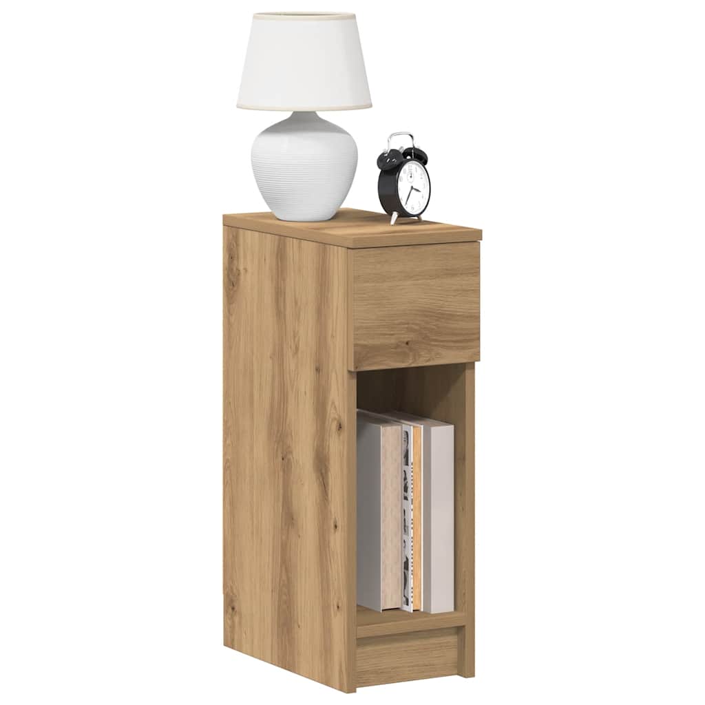 Bedside Cabinets with Drawer 2 Pieces Artisan Oak 20x36x60 cm - Brittle & Co