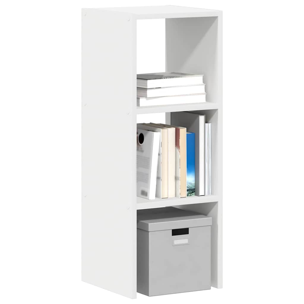 Bookcase Stackable White 30x30x80 cm Engineered Wood - Direct Imports
