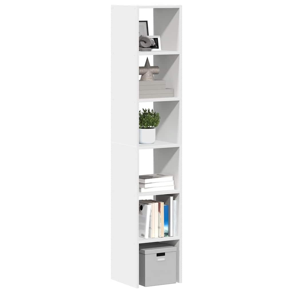 Bookcases 2 pcs Stackable White 30x30x80 cm Engineered Wood - Sid & Sam
