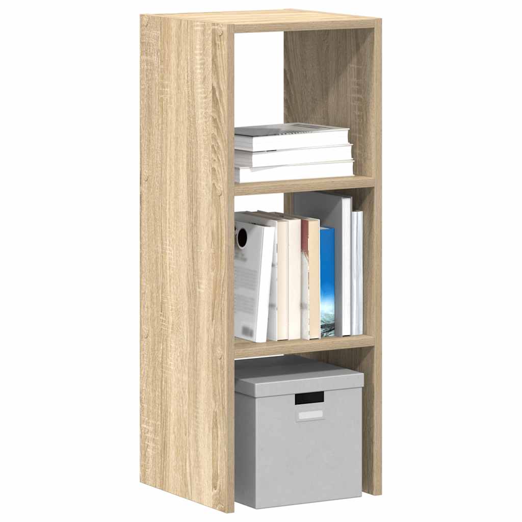 Bookcase Stackable Sonoma Oak 30x30x80 cm Engineered Wood - Merkel Designers