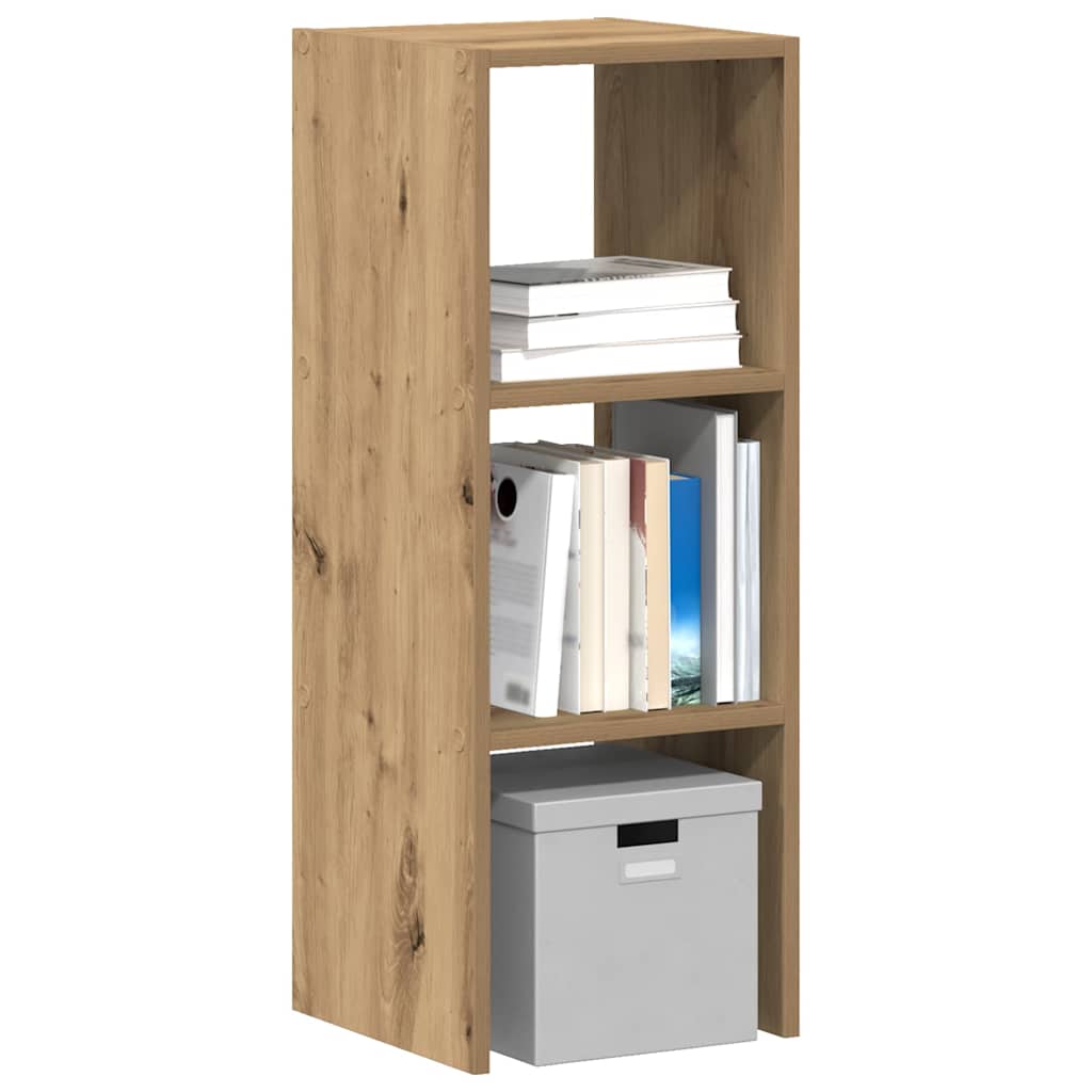 Bookcase Stackable Artisan Oak 30x30x80 cm Engineered Wood - The Home Maker