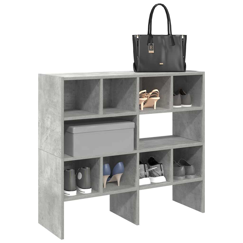 OMNI Medium Shoe Racks 2 Pieces Stackable Concrete Grey - Merlin Deals
