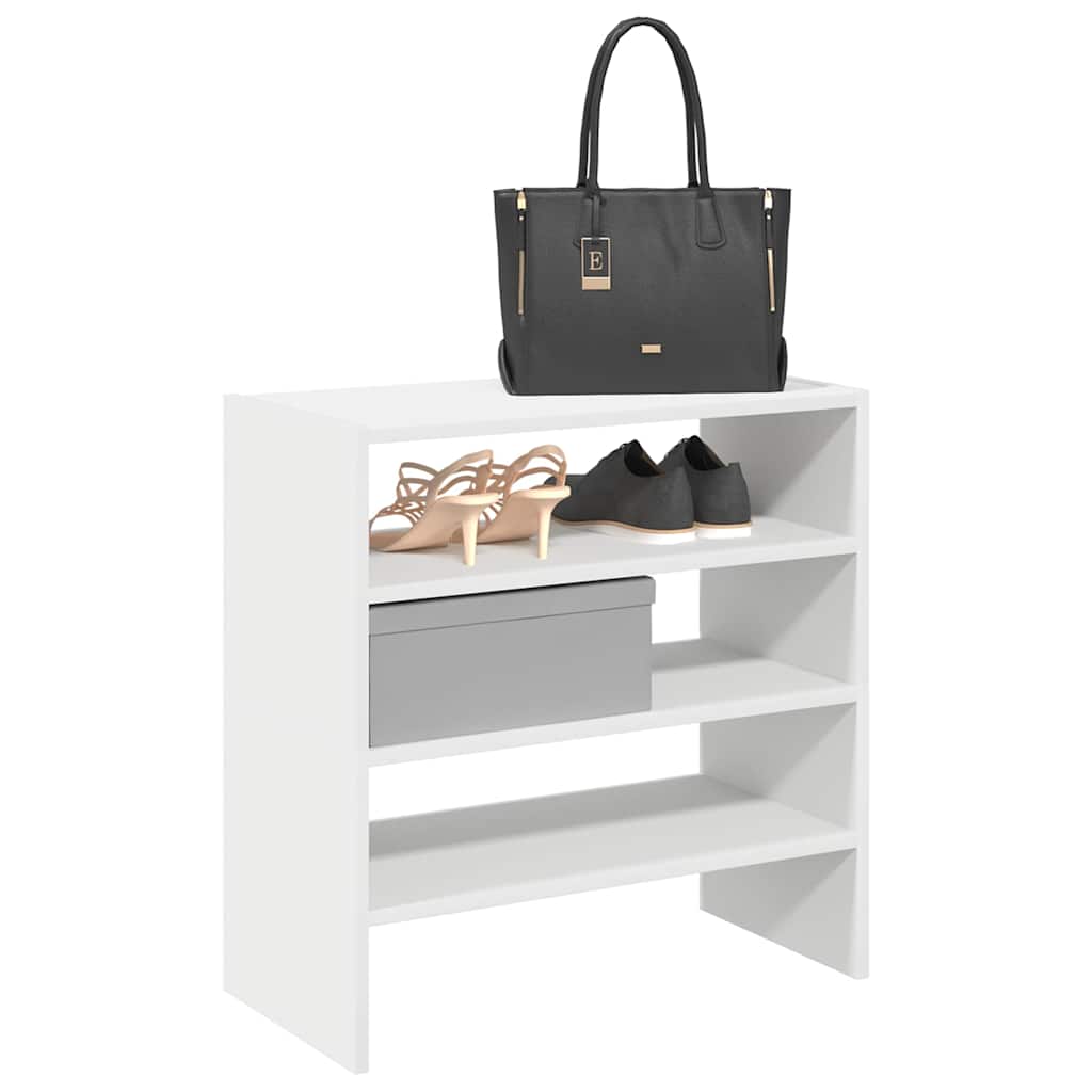 MARINER Small Shoe Racks 2 Pieces Stackable White - All Things Good