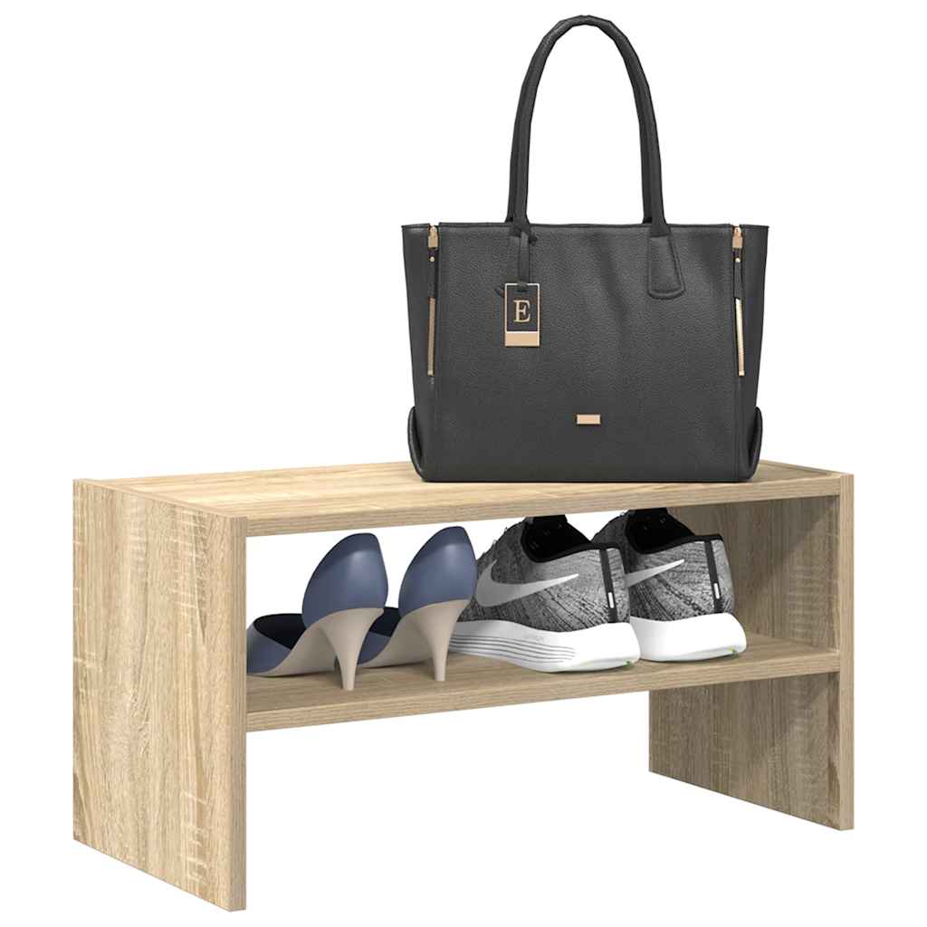 MARINER Small Shoe Rack Stackable Sonoma Oak - Style and Chic