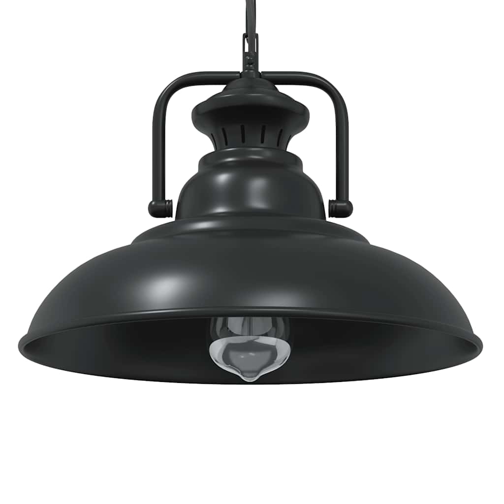 Pendant Lamp E27 Black 31 cm Iron - Millennium Furniture
