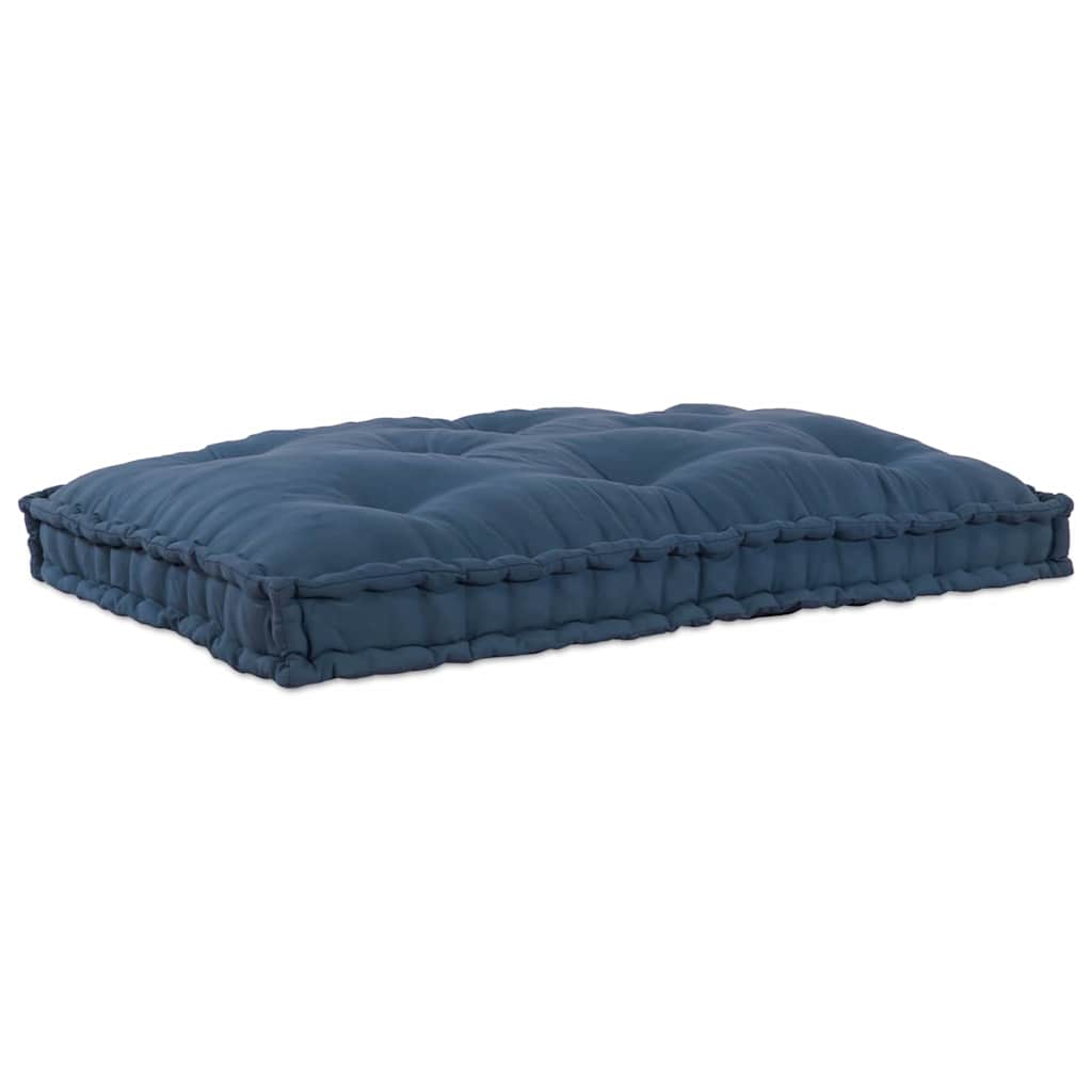 Pallet Sofa Cushion Blue Fabric - Merkel Designers