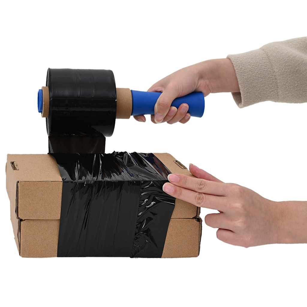Stretch Films 50 pcs Black 23 μm 10 cm x 150 m - Design Hut