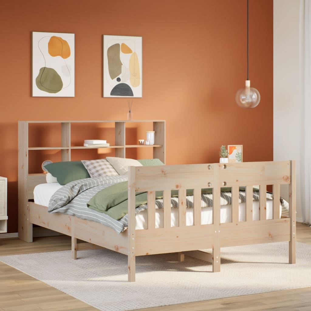 Bedframe 160x200cm Solid Wood Pine - Discount Dealers