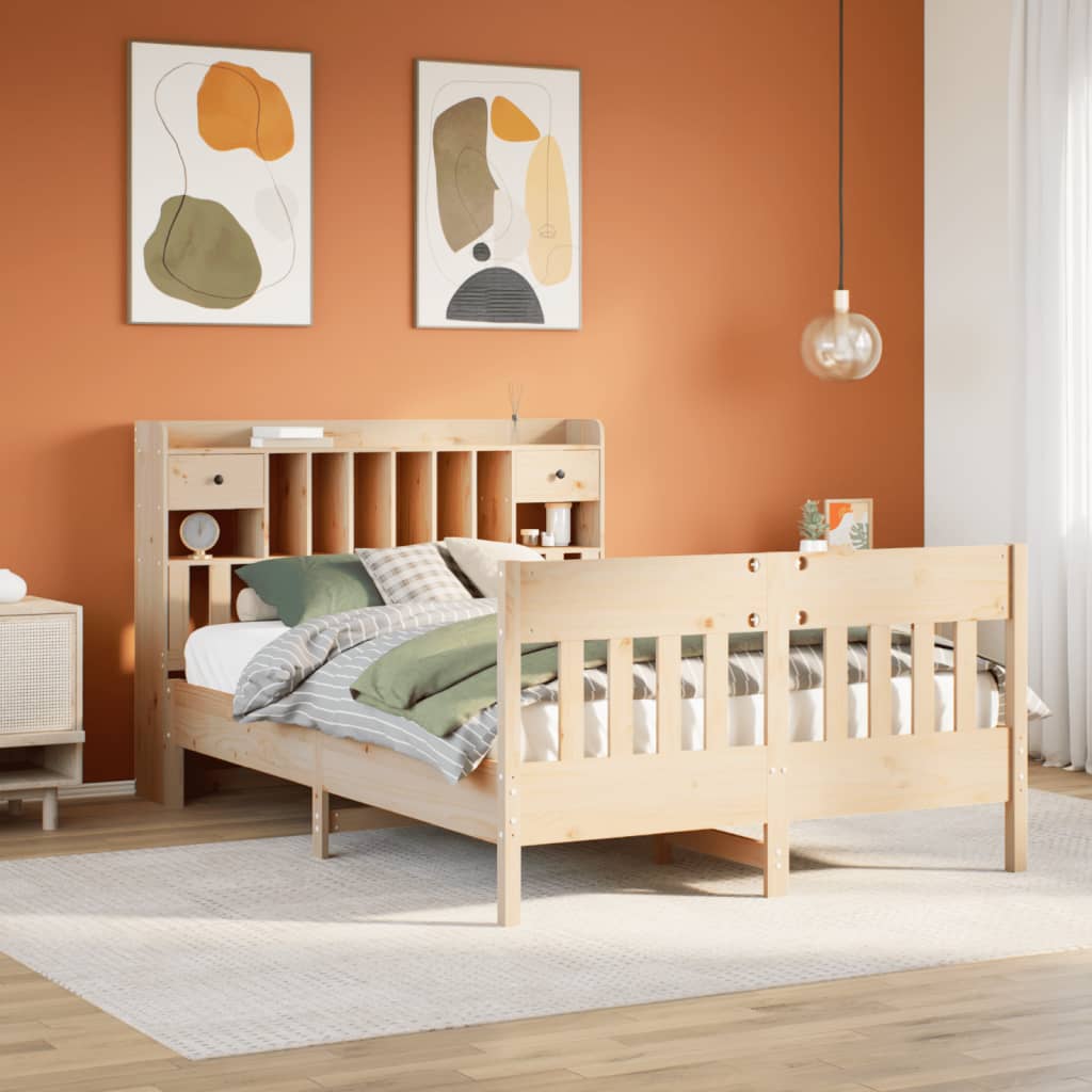 Bedframe 140x200cm Solid Wood Pine - Tyrell & Tyrell