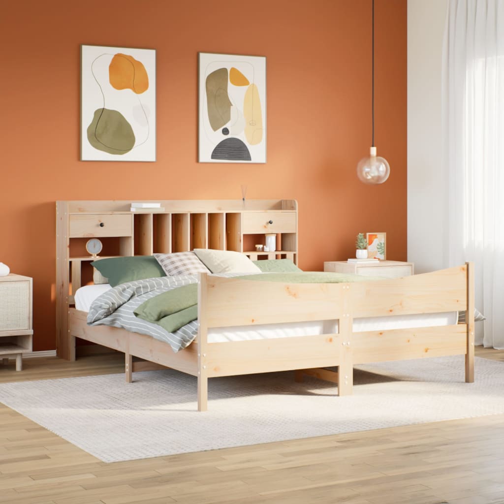Bedframe 180x200cm Super King Solid Wood Pine - All Things Good