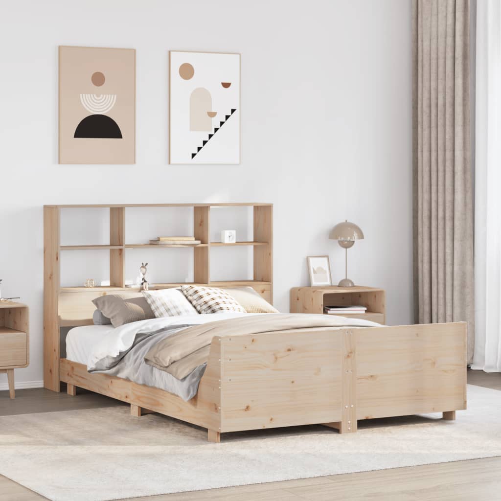 Bedframe 150x200cm King Size Solid Wood Pine - All Things Good