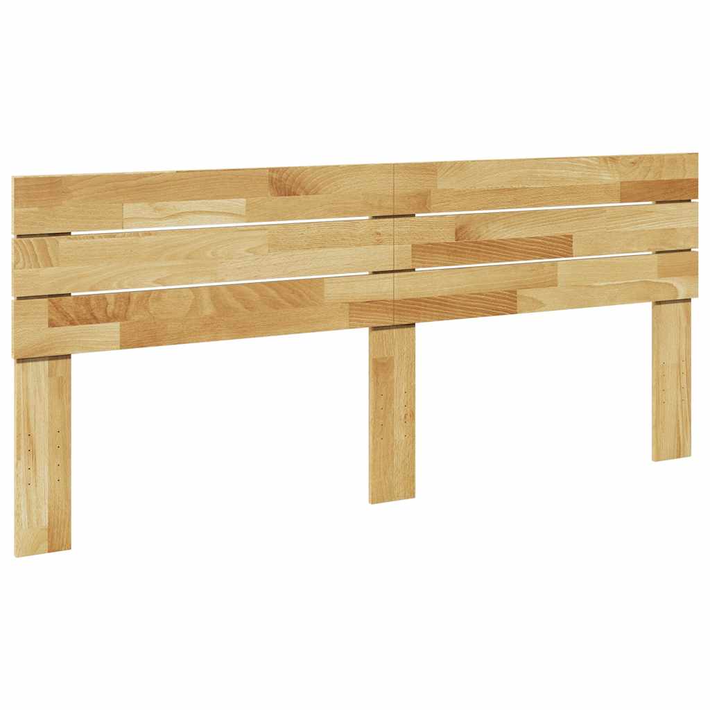Headboard 200 cm Solid Wood Oak - Decor Base