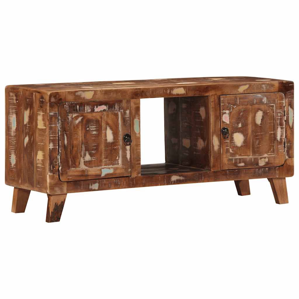 TV Cabinet 105x46x32 cm Solid Wood Reclaimed - All Things Good