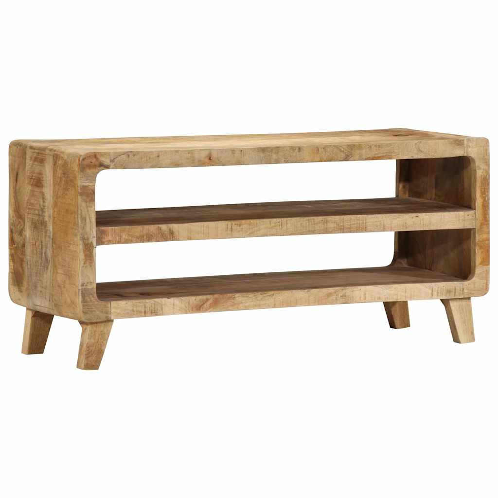 TV Cabinet 105x46x32 cm Solid Wood Rough Mango - The Home Maker