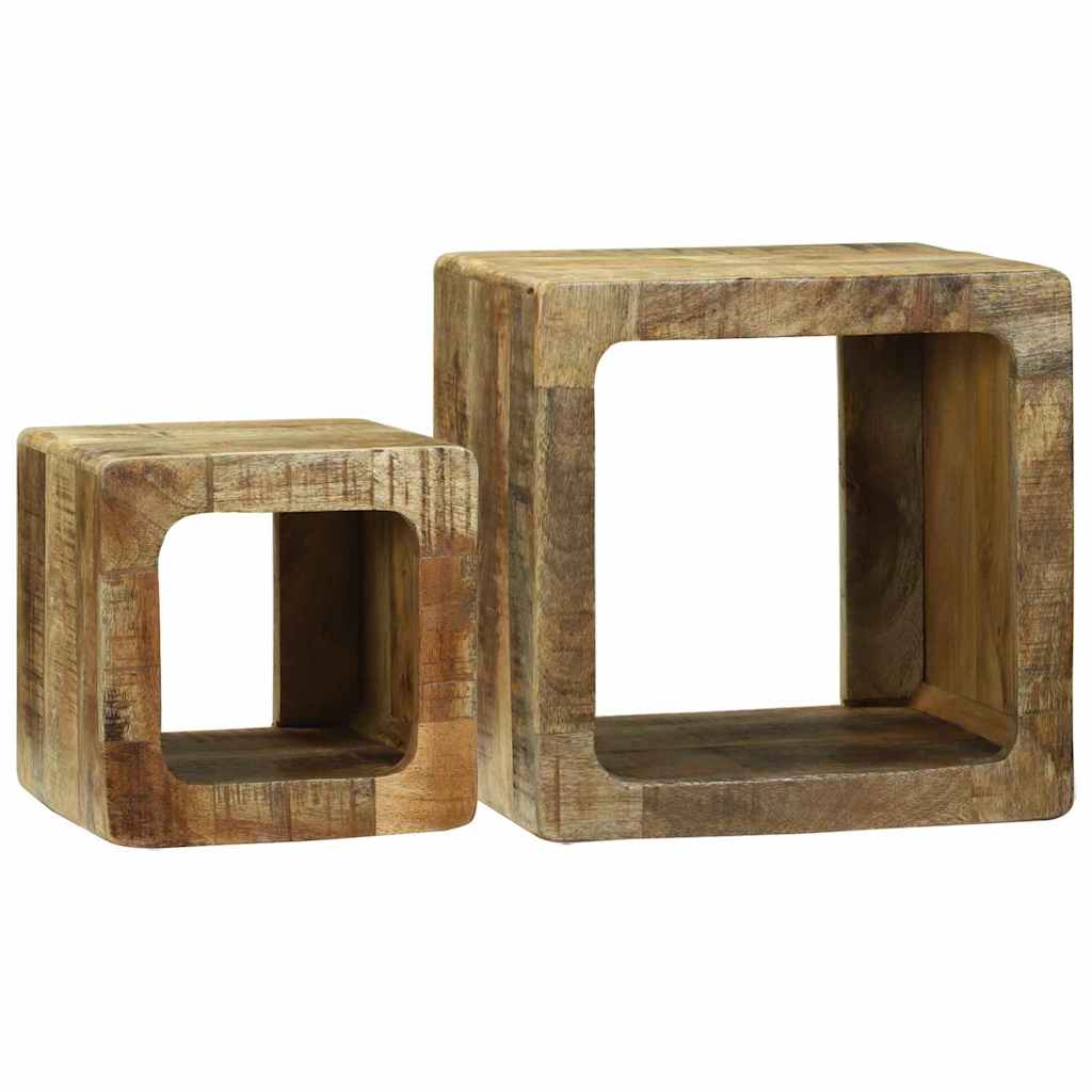 TV Unit 36x36x30 cm Solid Wood Mango - Merkel Designers