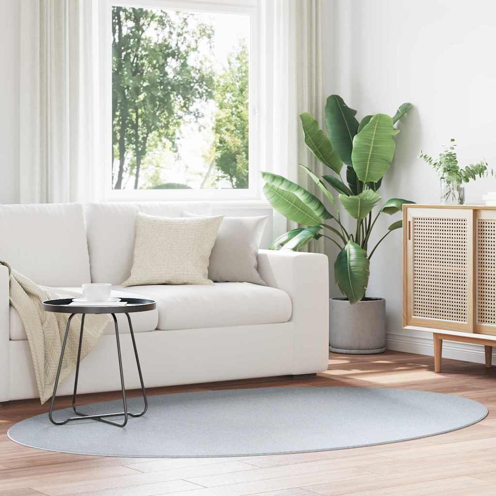 Rugs Folding Grey 140 x 200 cm 100% Polyester - Charlotte Dunes