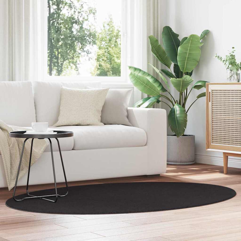 Rugs Folding Black 120 x 170 cm Polyester - R and M Furniture