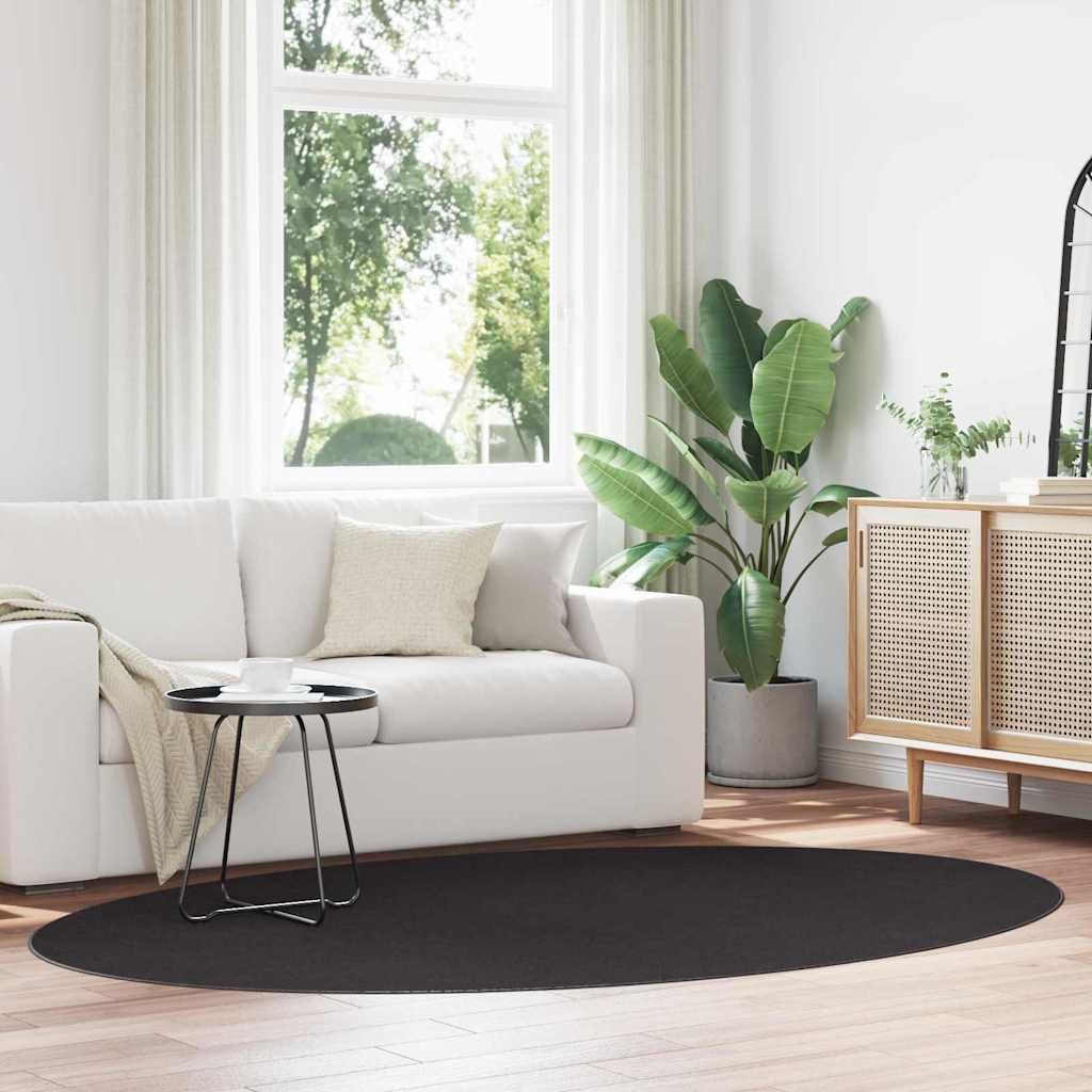 Rugs Folding Black 160 x 230 cm 100% Polyester - Brittle & Co