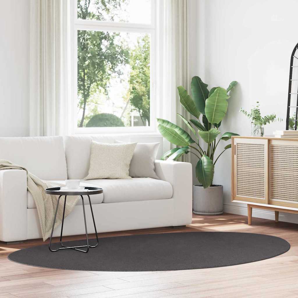 Rug Folding Anthracite 160 x 230 cm Polypropylene - All Things Good
