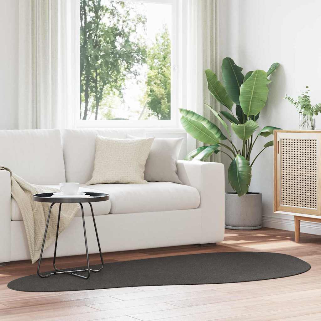 Rug Folding Anthracite 100 x 200 cm Polyester - Style and Chic