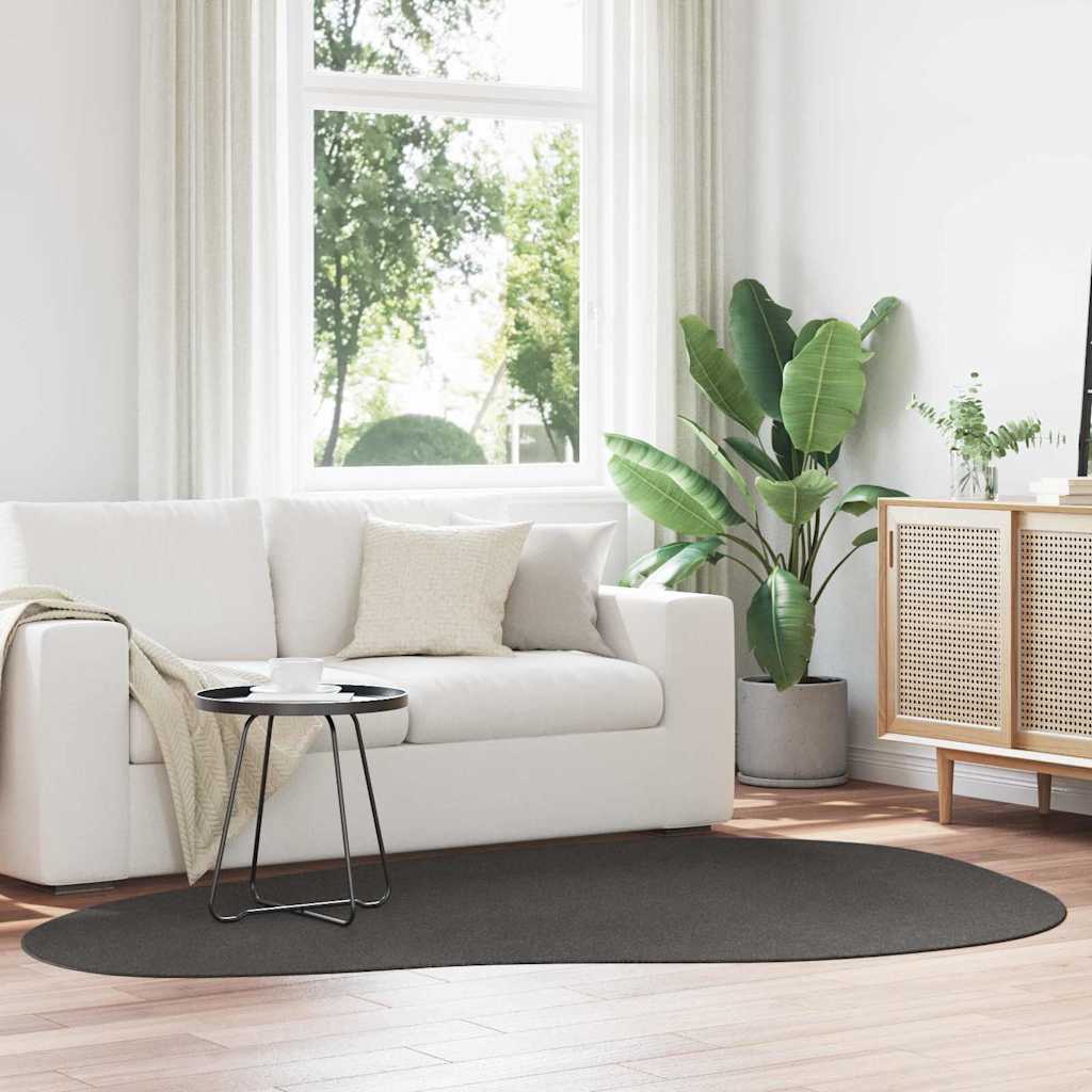 Rug Folding Anthracite 160 x 230 cm Polypropylene - Unbeatable Bargains