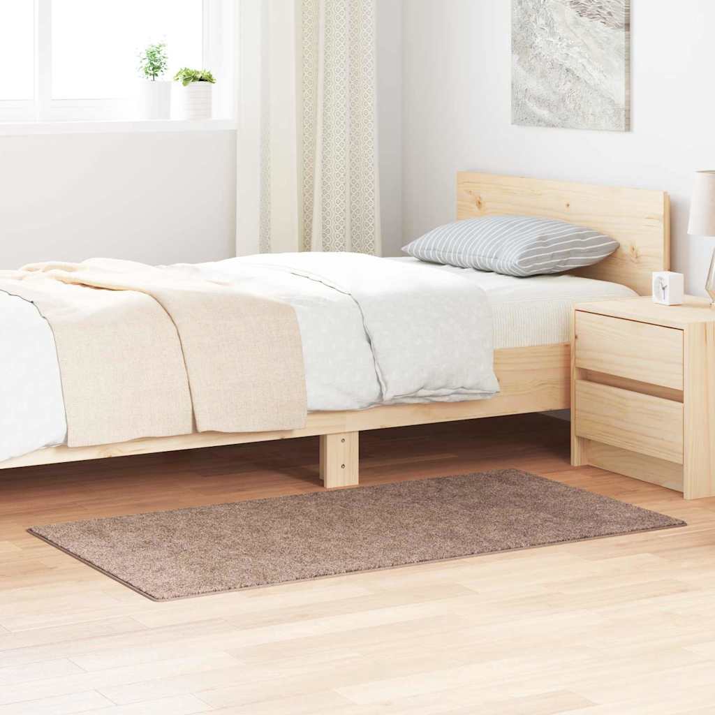 Shaggy Rug with Latex Backing Brown 80x150 cm - Design Hut