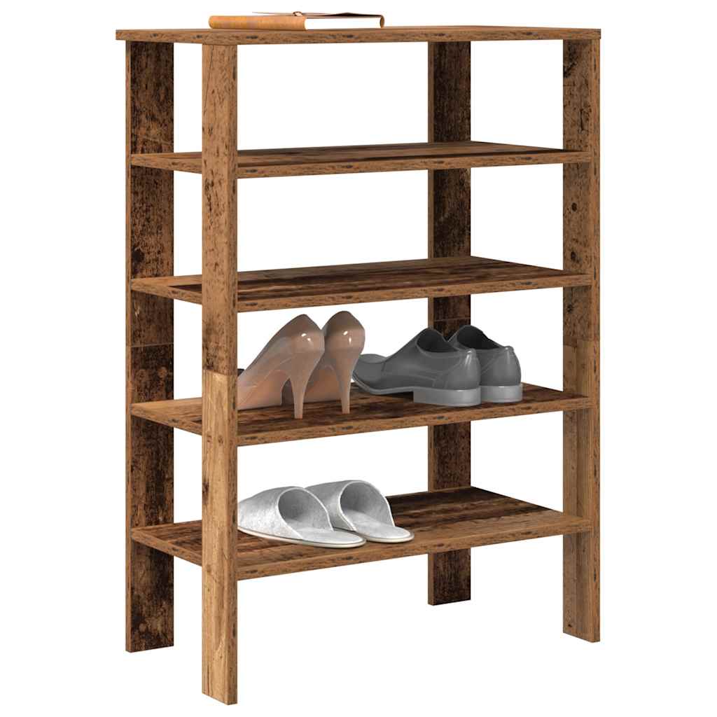 LOMIA Medium Shoe Rack Old Wood - All Things Good