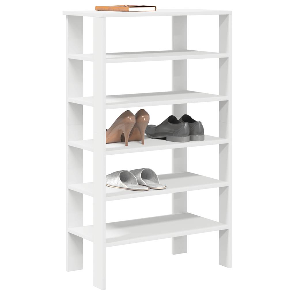 DAYBREAK Large Shoe Rack White - Millennium Furniture