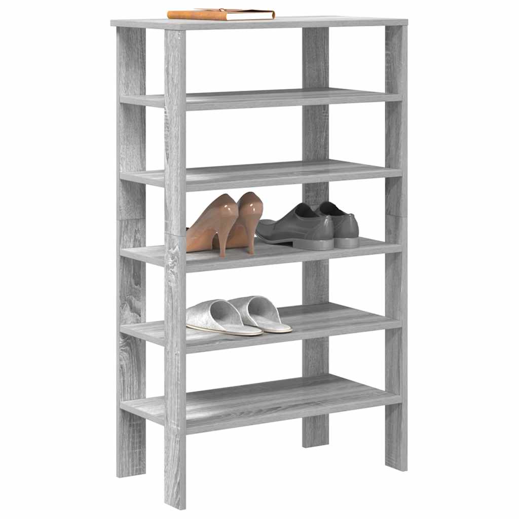DAYBREAK Large Shoe Rack Grey Sonoma - Casper Homes