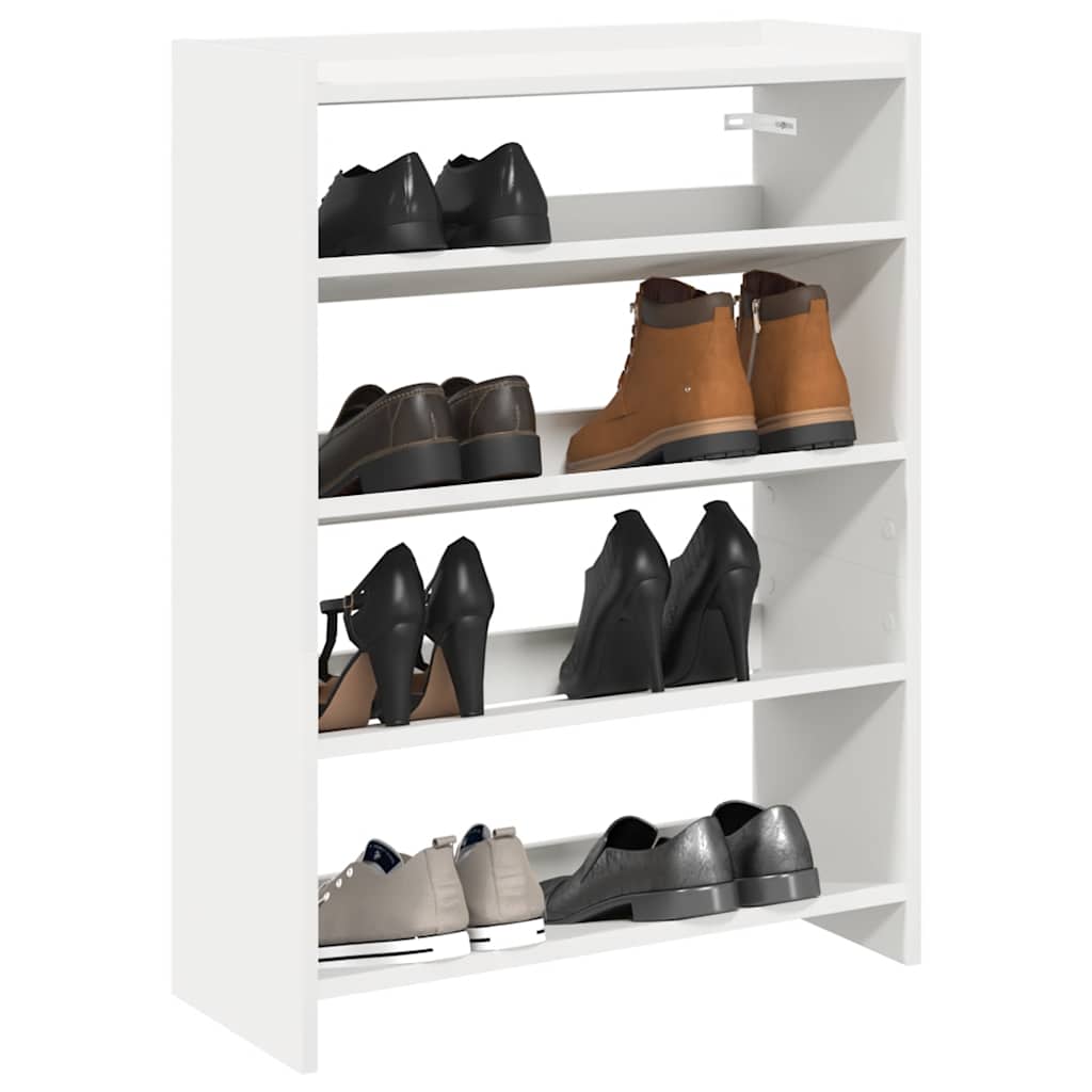 AVIATOR Narrow Shoe Rack White - Style and Chic