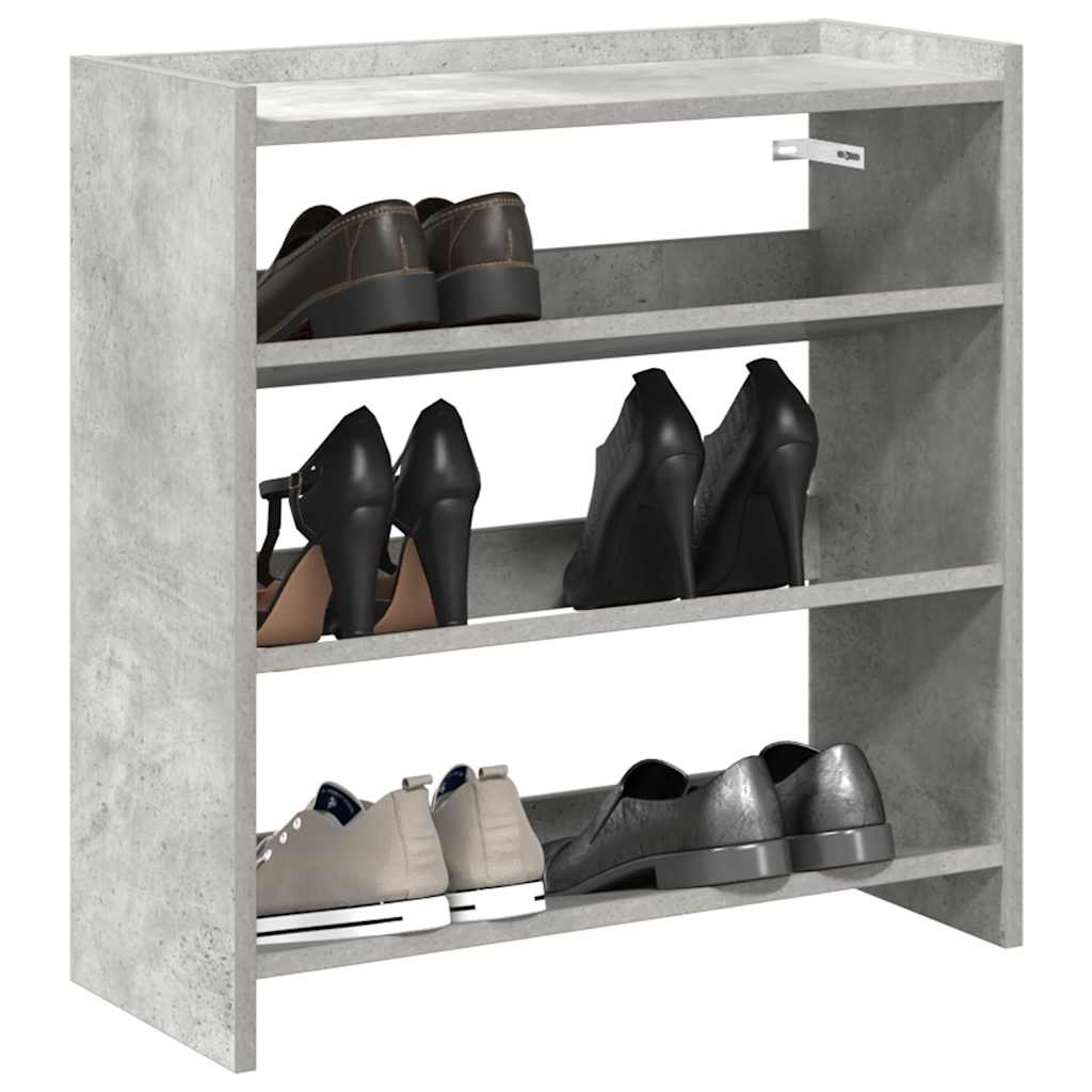 SENTINEL Small Shoe Rack Concrete Grey - Style and Chic