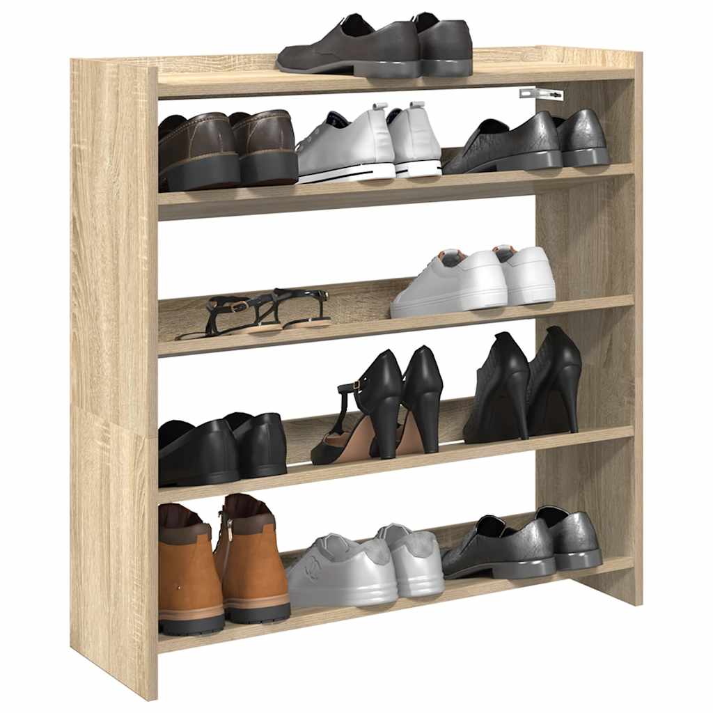 COYOTE Medium Shoe Rack Sonoma Oak - Millennium Furniture