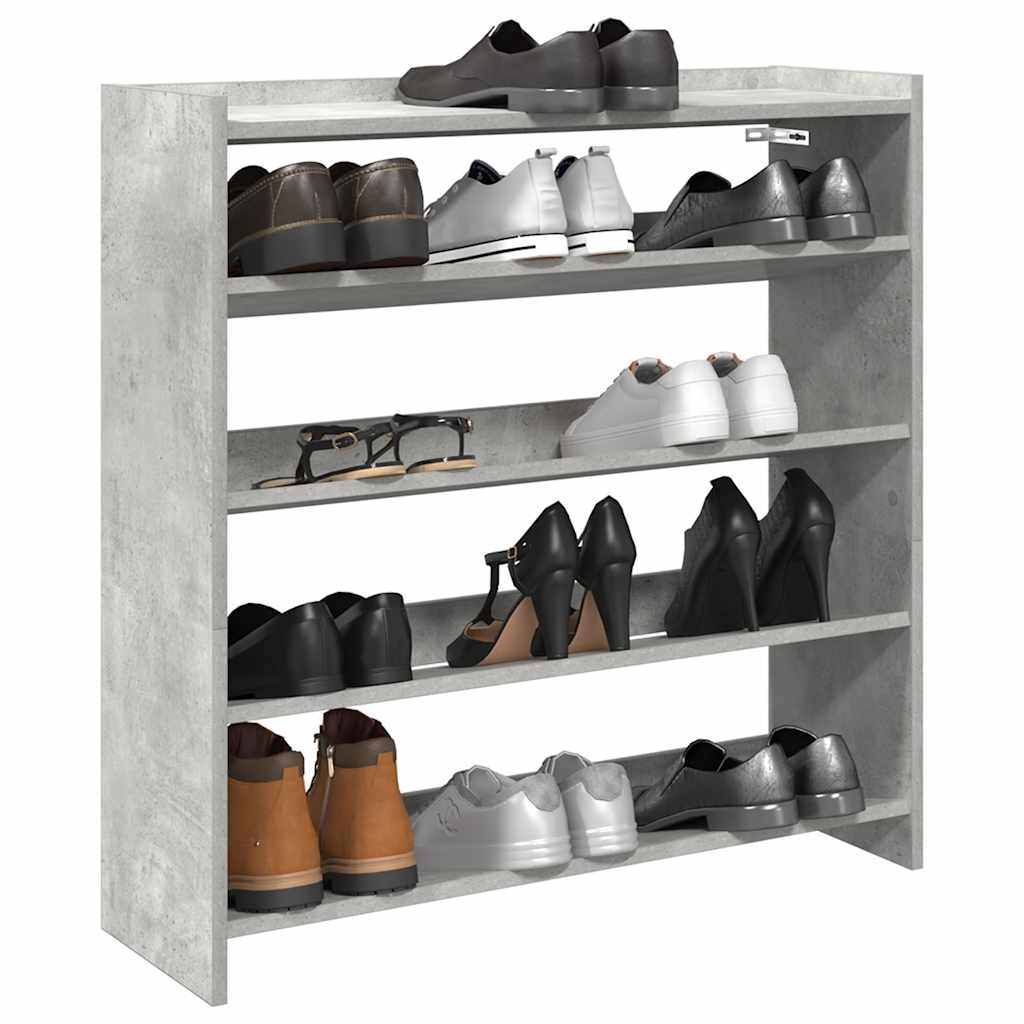 COYOTE Medium Shoe Rack Concrete Grey - R and M Furniture