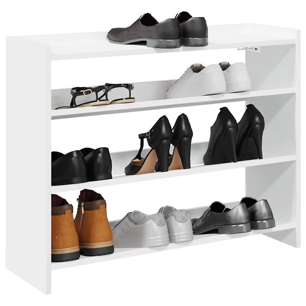 BESVIR Medium Shoe Rack White - Merlin Deals