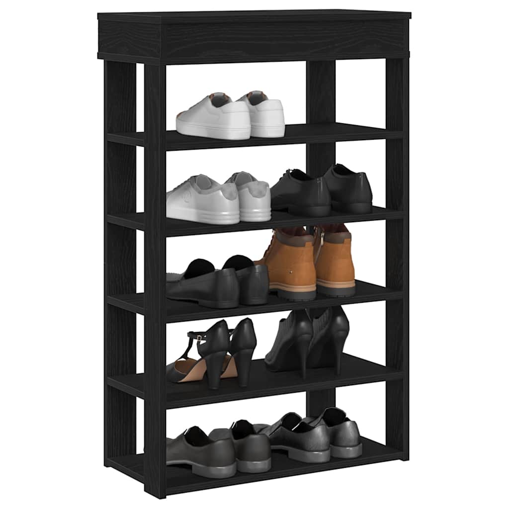 VANGUARD Narrow Shoe Rack Black - All Things Good