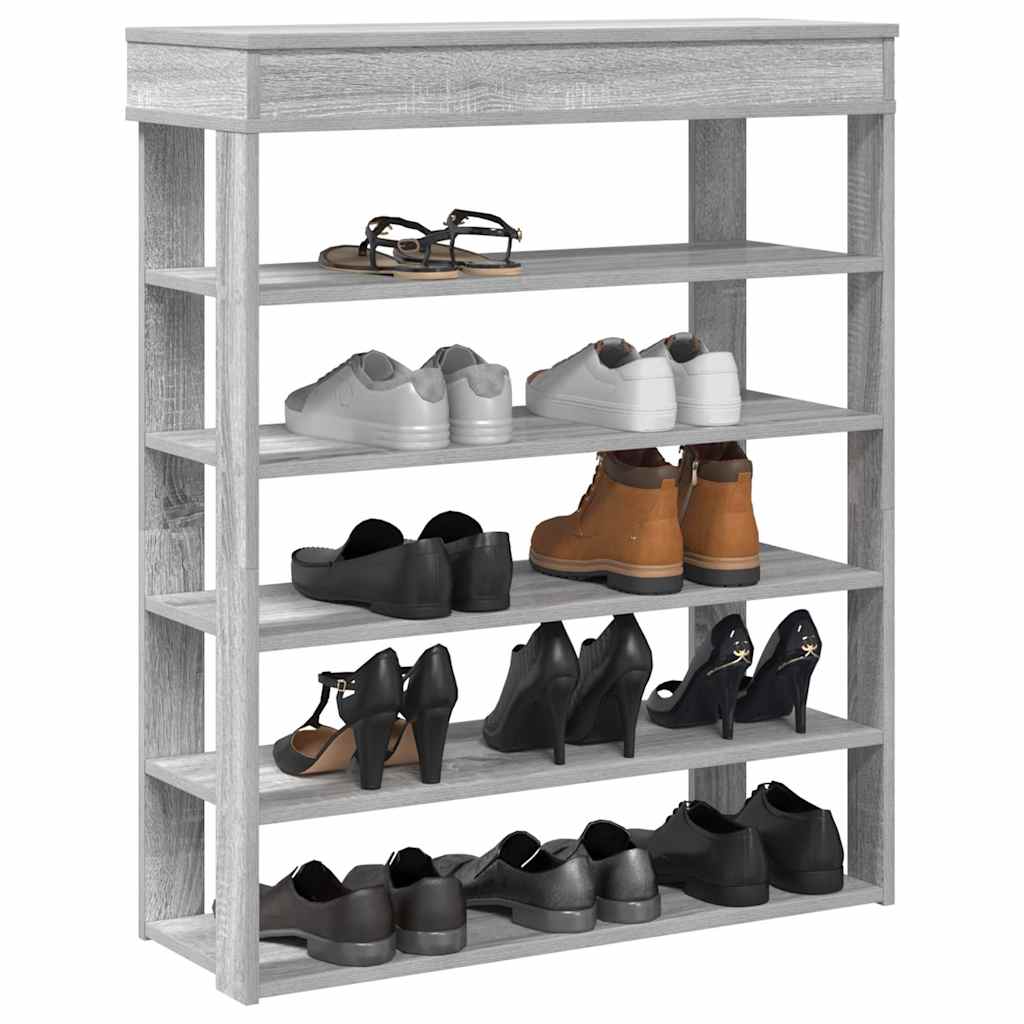 ARROW Medium Shoe Rack Grey Sonoma - Millennium Furniture