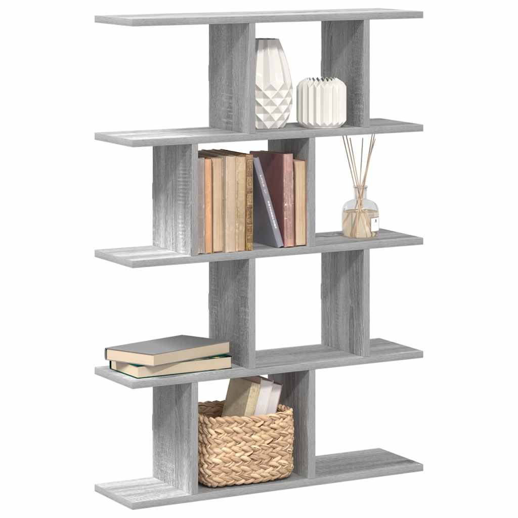 Wall Cube Shelf 12 Compartments Grey Sonoma Engineered Wood - Discount Dealers