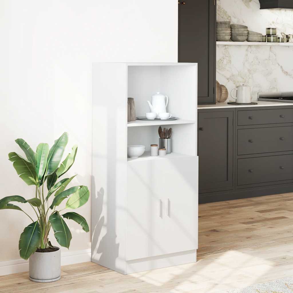 Kitchen Cabinet White 57x41.5x131.5 cm Engineered Wood - Discount Dealers