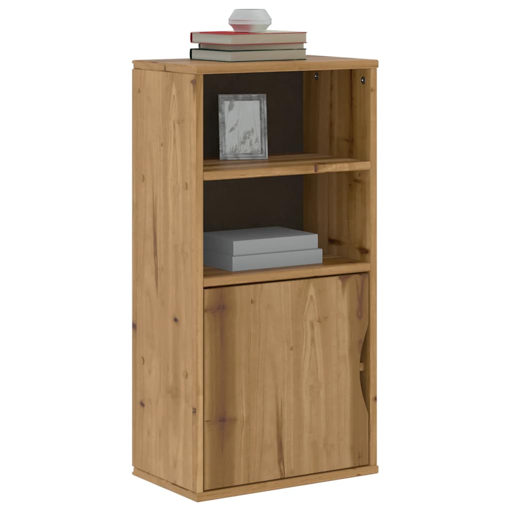 Side Cabinet ODDA 40x24x79 cm Solid Wood Pine - Sid & Sam