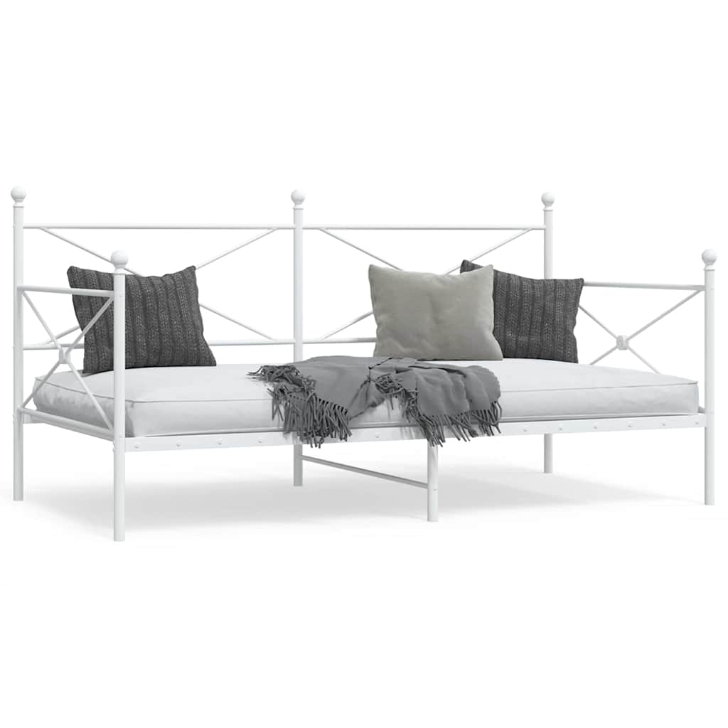 Daybed White 107x203cm Steel - Millennium Furniture