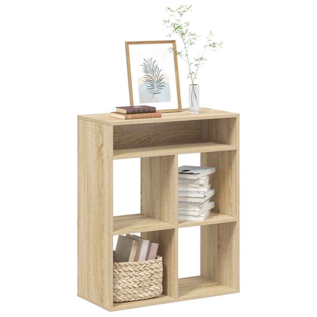 Book Cabinet Sonoma Oak 66x31x80 cm Engineered Wood - Brittle & Co