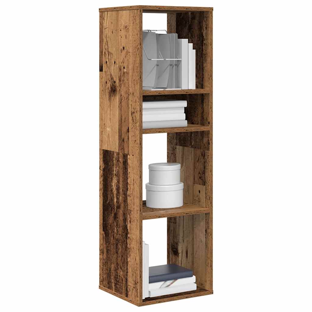 Book Cabinet Old Wood 34x31x112 cm Engineered Wood - Brittle & Co