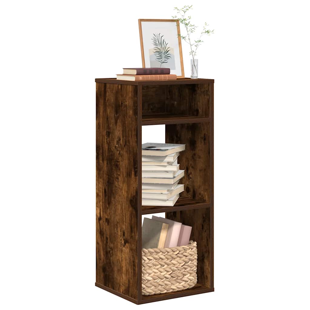 Book Cabinet Smoked Oak 34x31x80 cm Engineered Wood - Brittle & Co