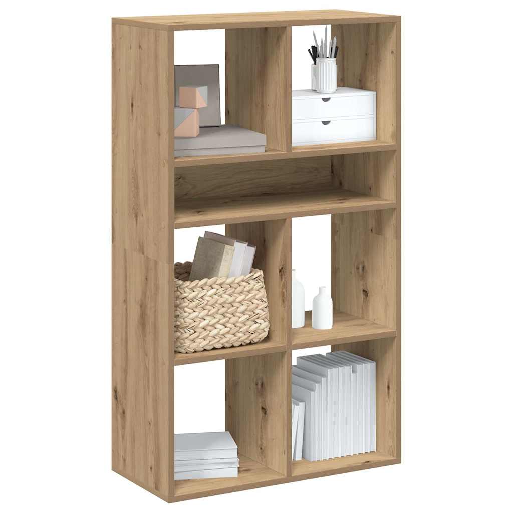 Book Cabinet Artisan Oak 66x31x112 cm Engineered Wood - Decor Base