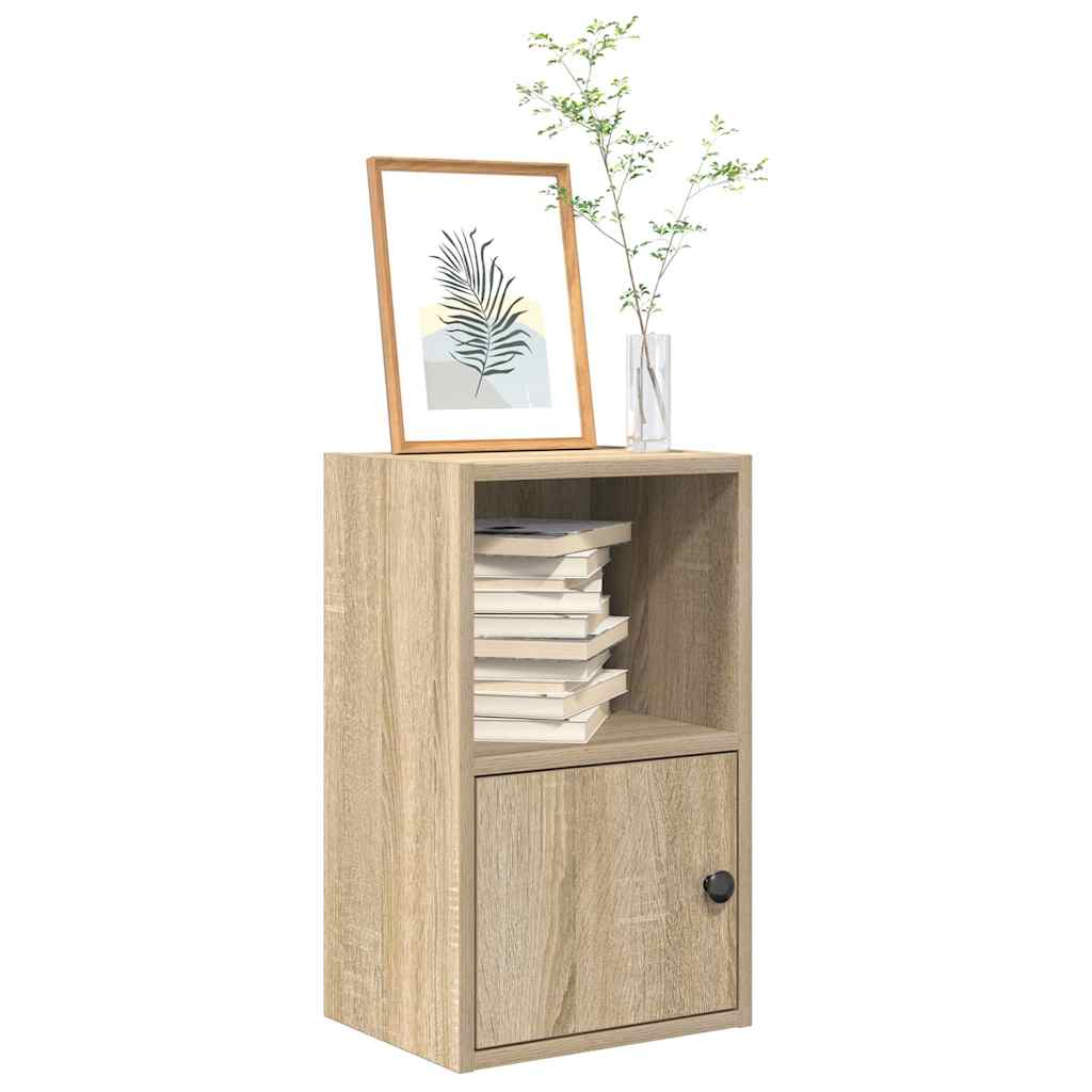 Bookcase Sonoma Oak 31x24x52 cm Engineered Wood - Brittle & Co