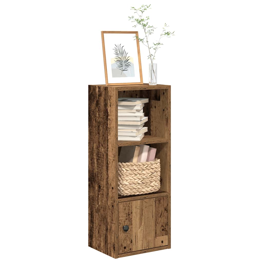 Bookcase Old Wood 31x24x77 cm Engineered Wood - Merkel Designers
