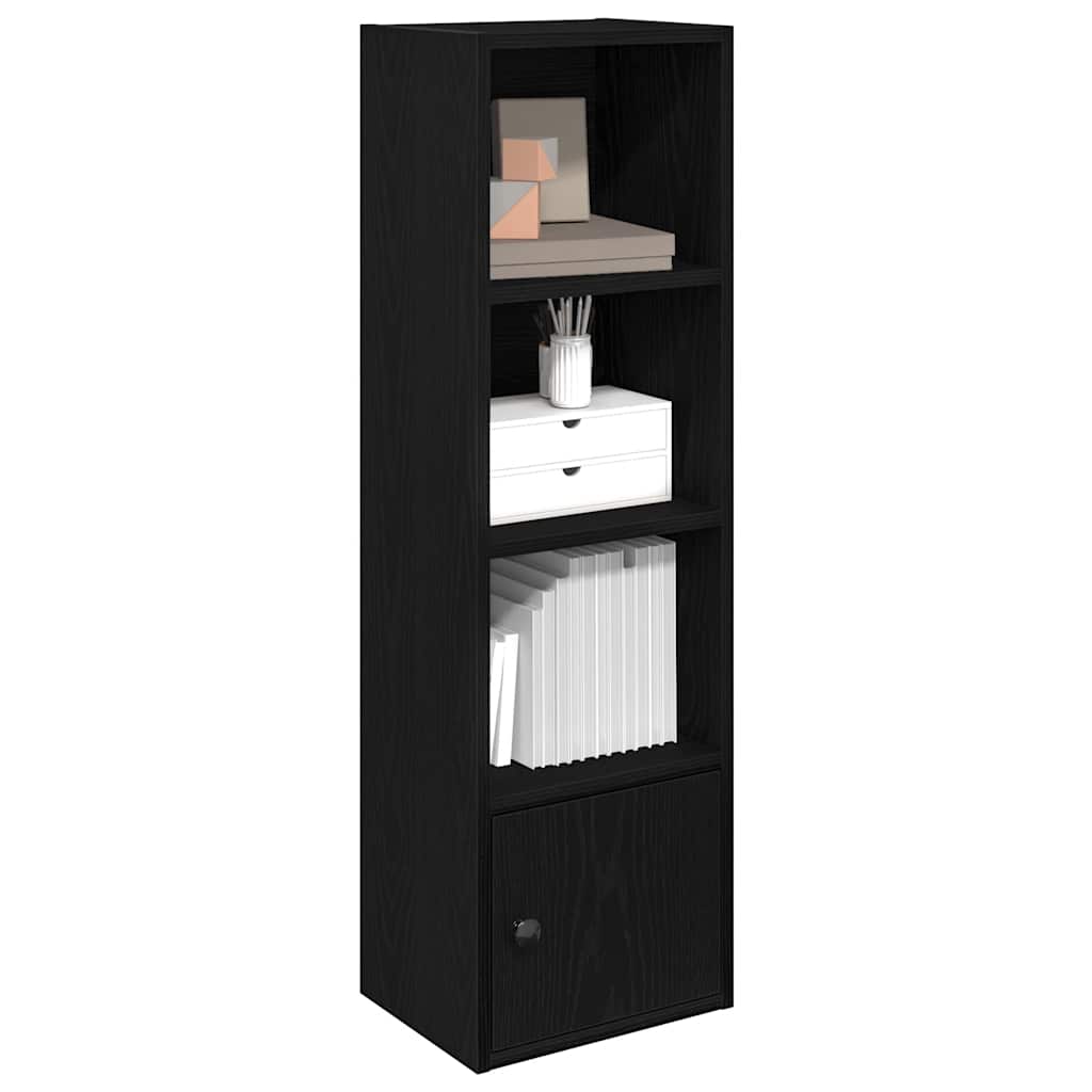 Bookcase Black Oak 31x24x102 cm Engineered Wood - Discount Dealers