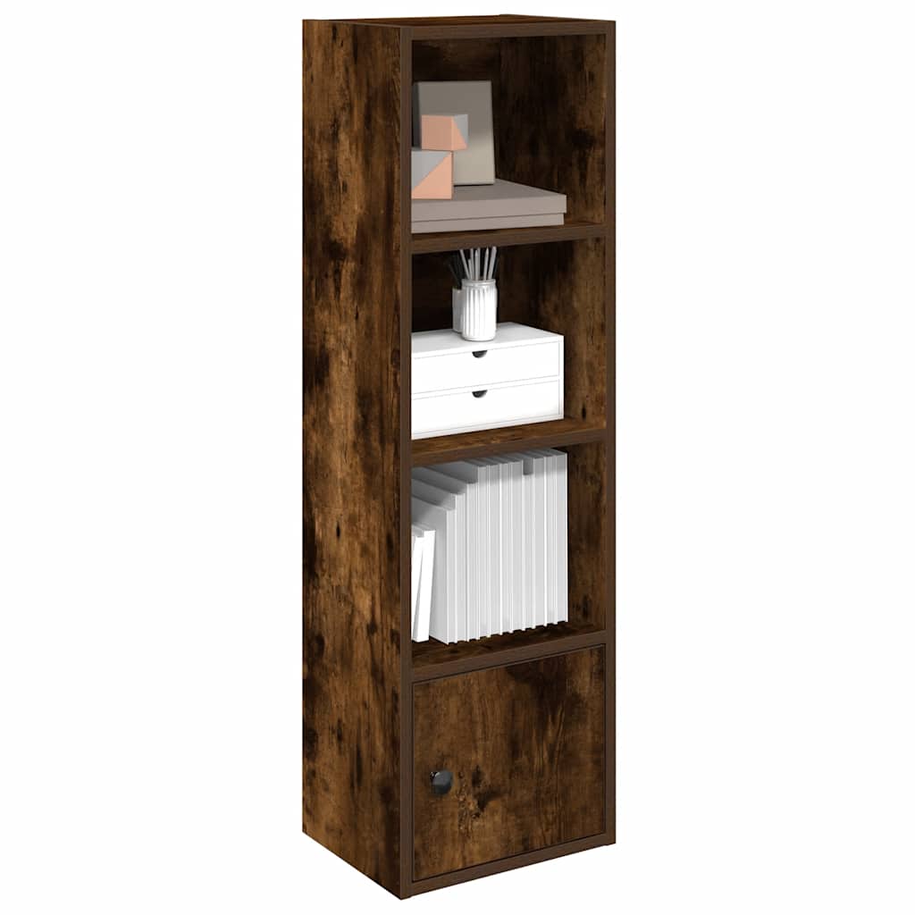 Bookcase Smoked Oak 31x24x102 cm Engineered Wood - Merkel Designers