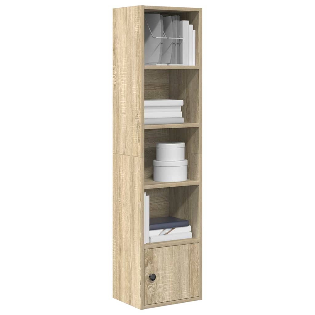 Bookcase Sonoma Oak 31x24x127 cm Engineered Wood - Tyrell & Tyrell