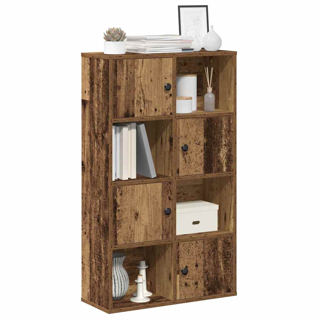 Bookcase Old Wood 60x24x101.5 cm Engineered Wood - Discount Dealers